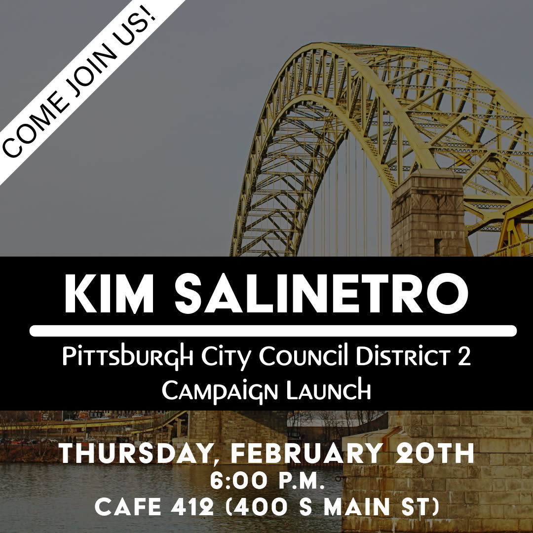 Cafe 412 event promotional image for Kim Salinetro